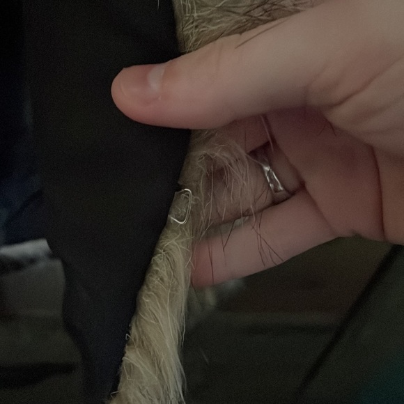 Me Jane wool pull over,attachment on the inside to hold it together in the front - Picture 3 of 3